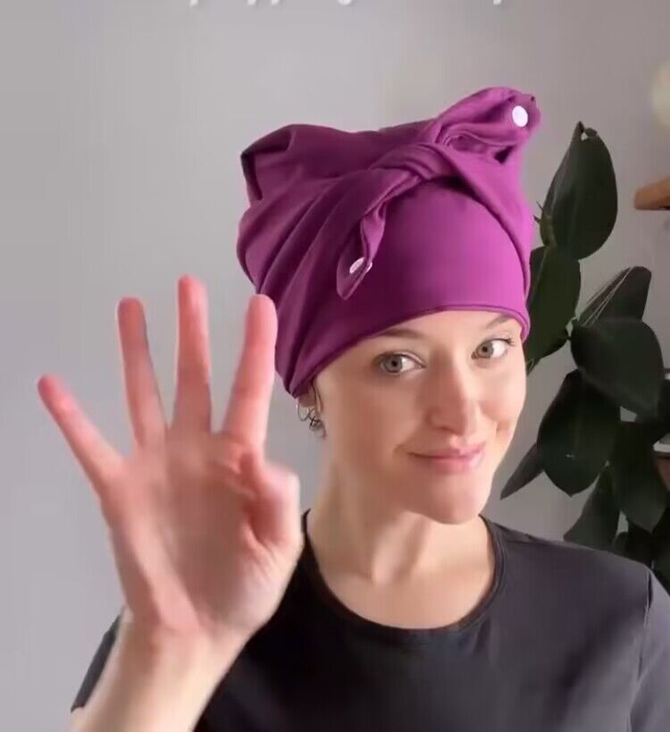 Two Layers T-shirt Hair Plopping Towel
